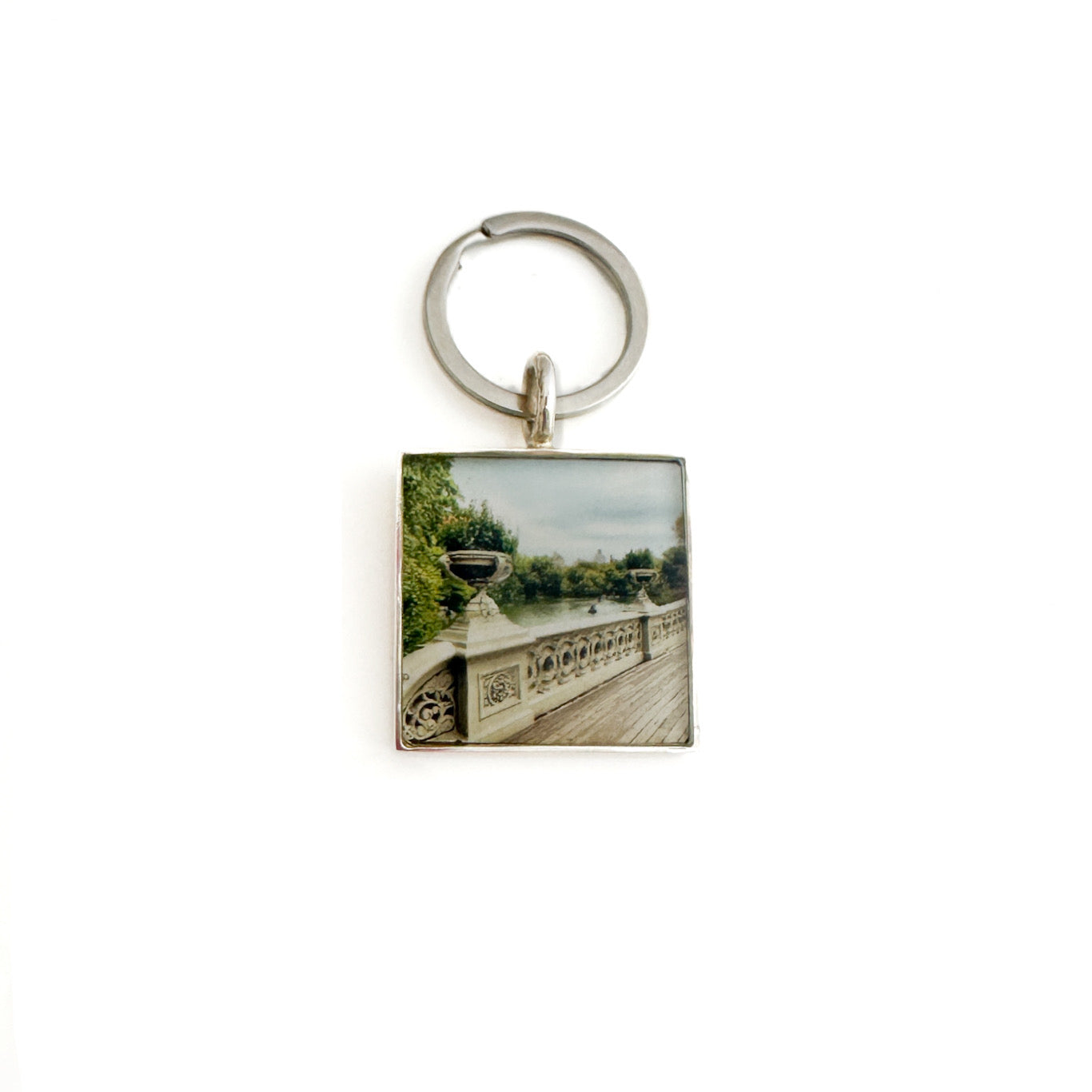 Square Photo Keychain