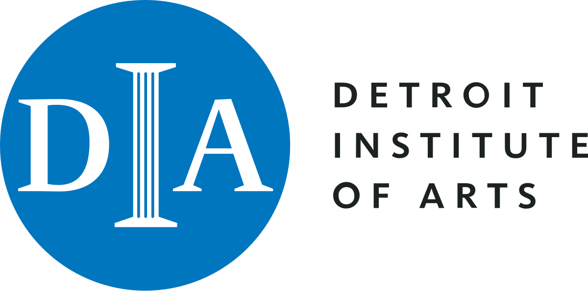 Logo of the Detroit Institute of Arts with a blue circle and white text.