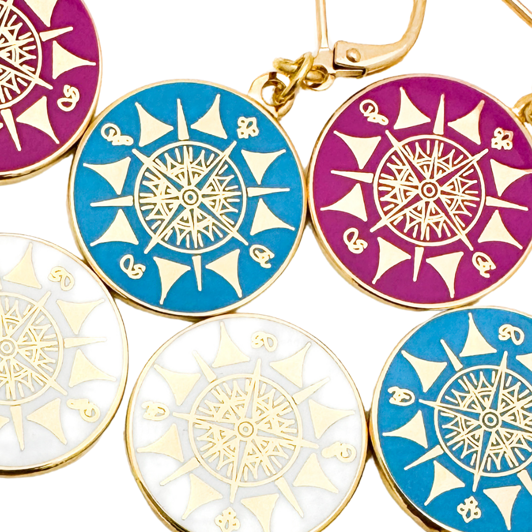 Compass Earrings