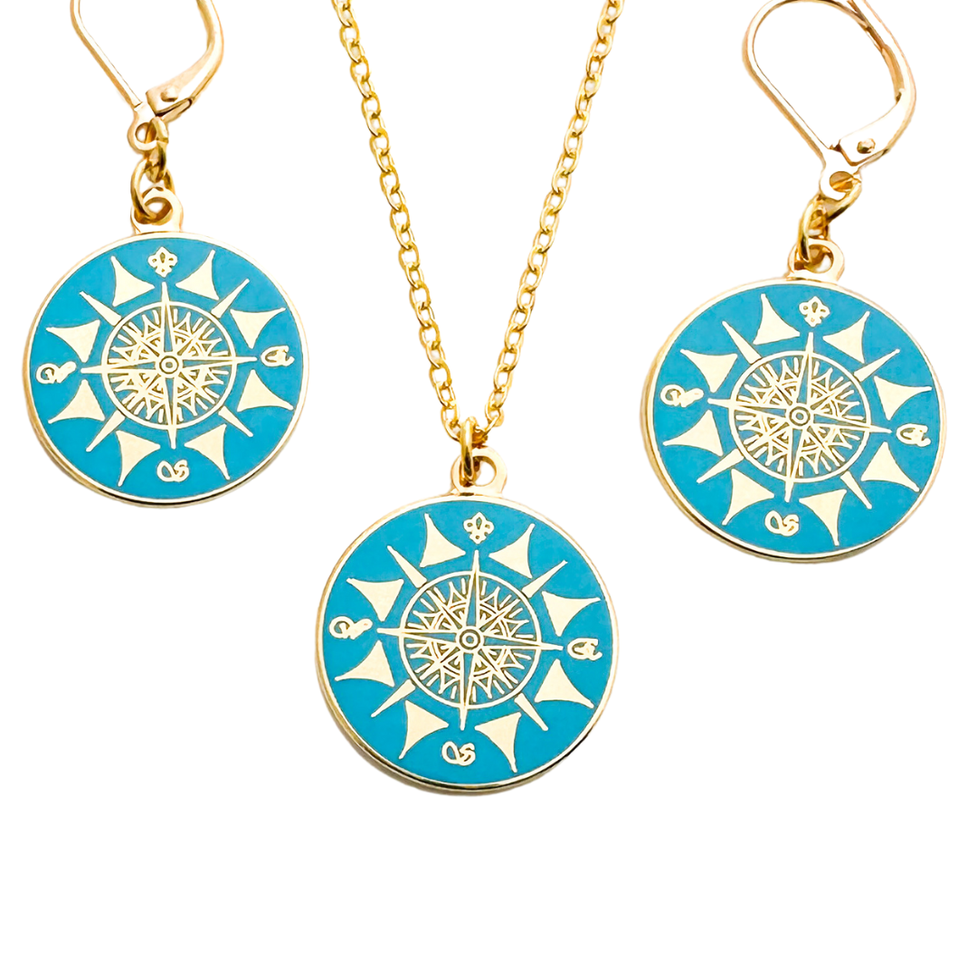Compass Earrings