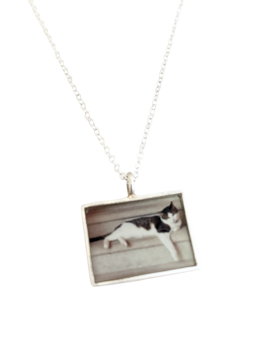 Rectangular Photo Necklace (2 Styles)