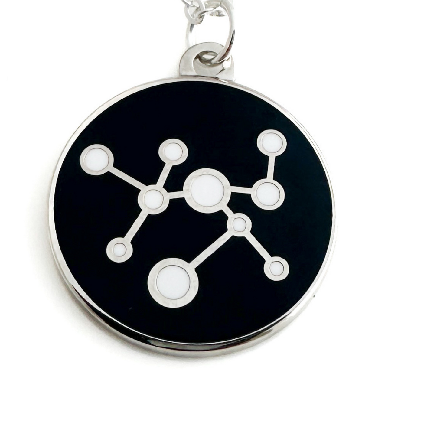 Enamel Jewelry for women inspired in molecular elements for MIT