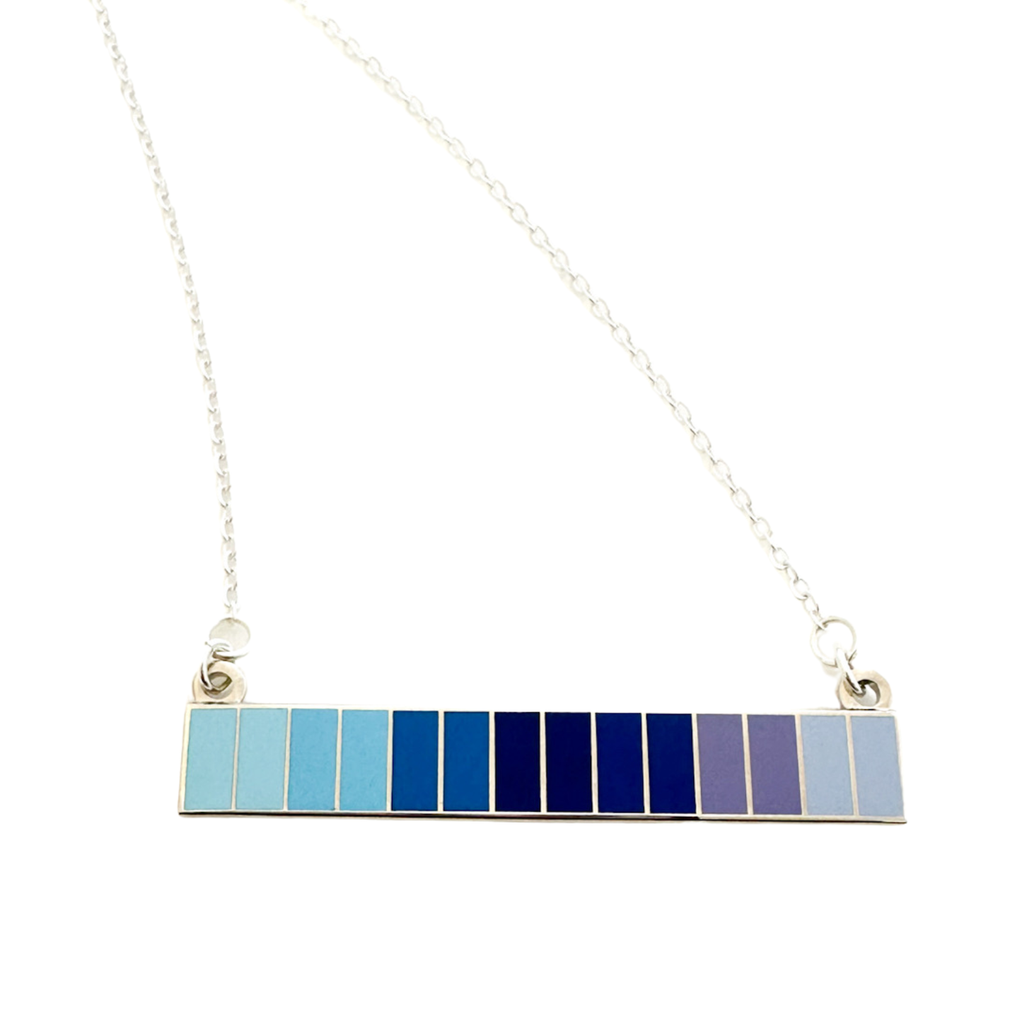 Jewelry in enamel and silver