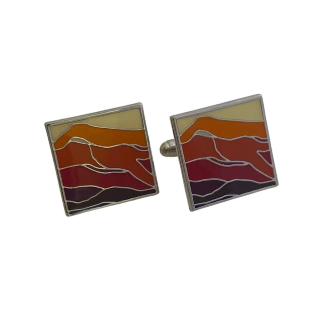 cufflinks inpired in Georgia O'Keefe Visa