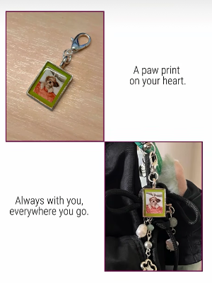 Pet Charm made with your photo