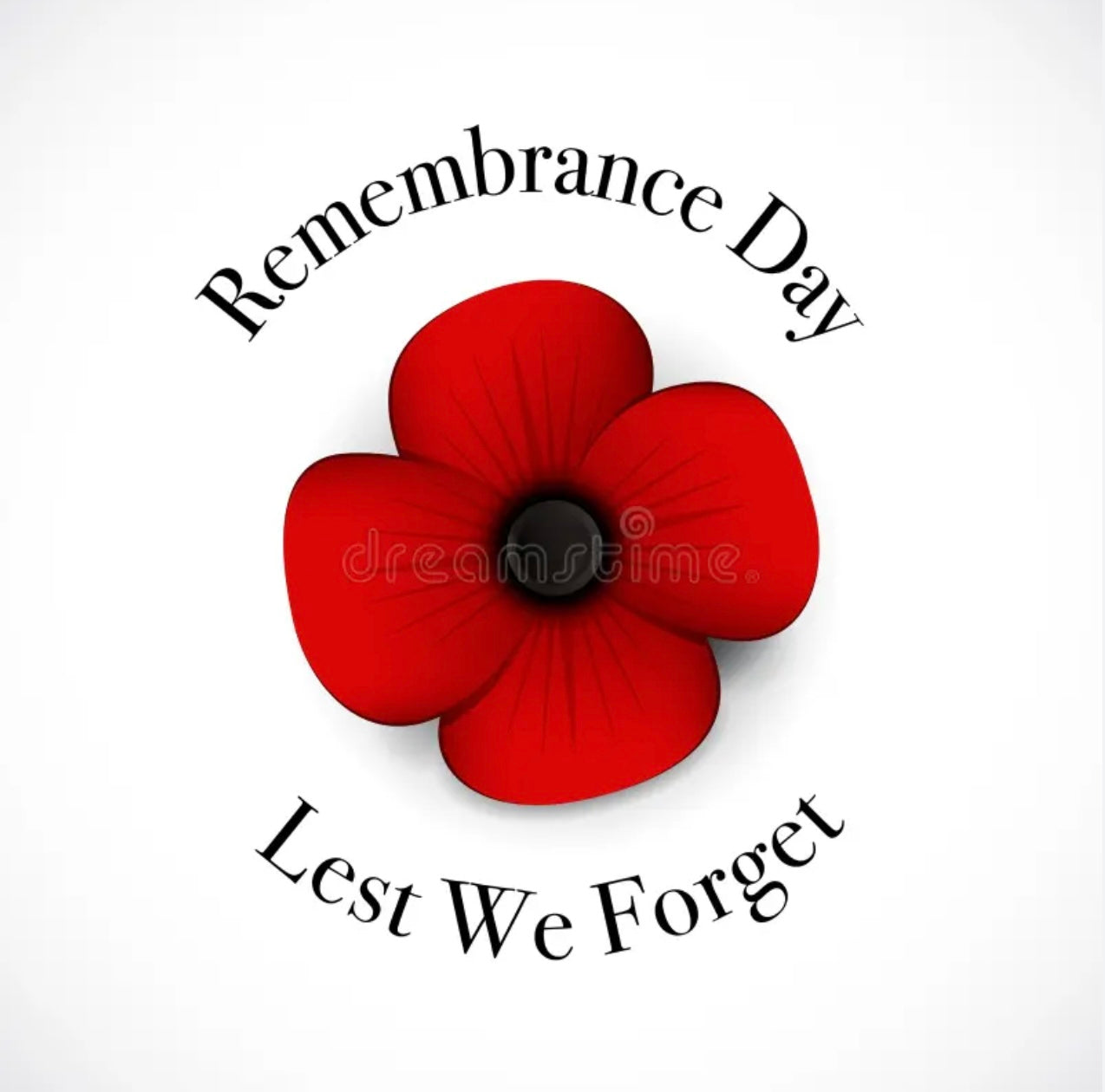Red poppy flower pin for Remembrance Day – commemorative jewelry symbolizing military sacrifice and honoring veterans