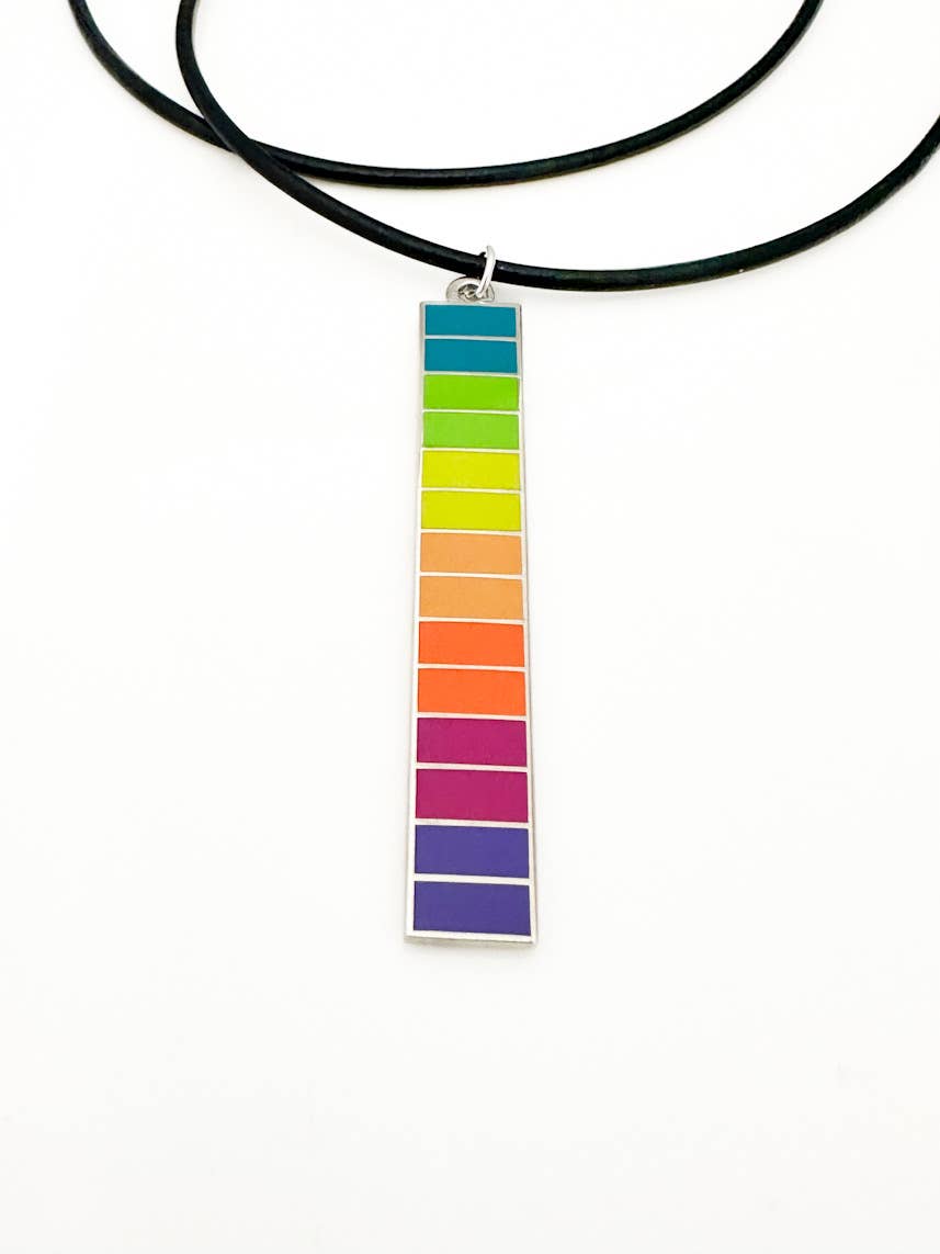 necklace inspired in rainbow