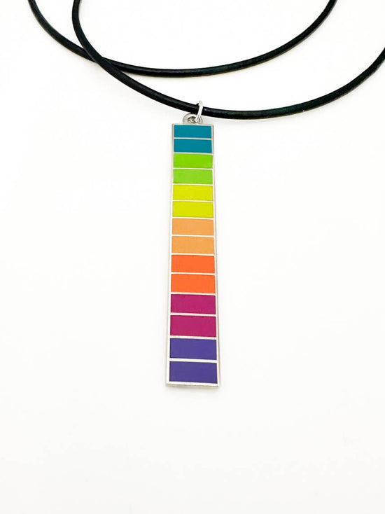 necklace inspired in rainbow