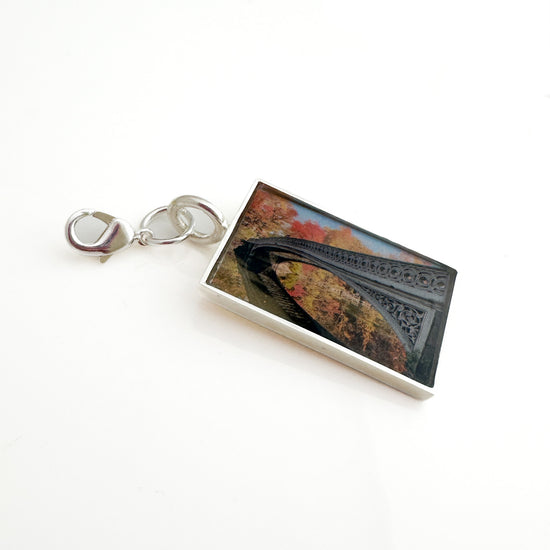 rectangular charm made with your photo 