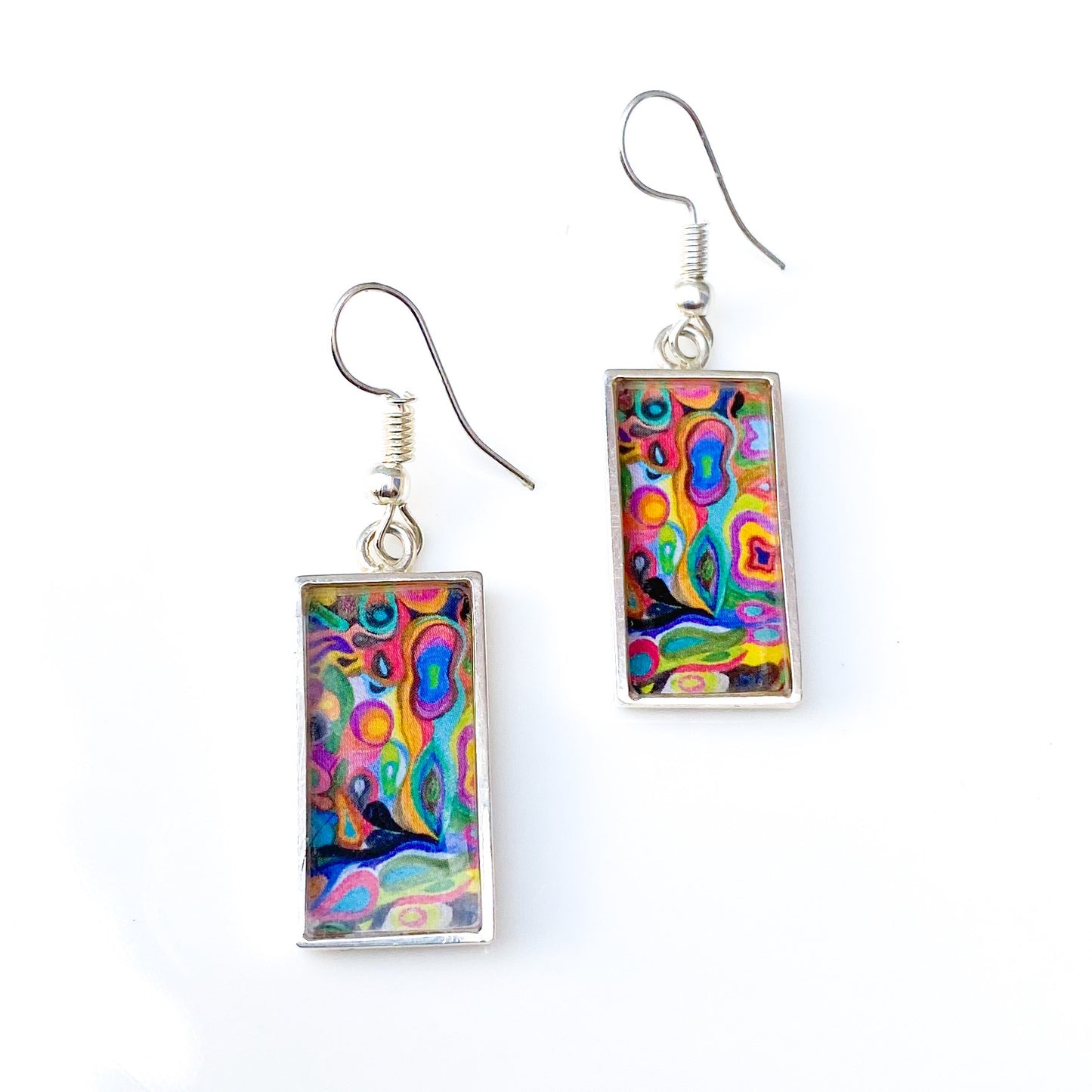 Load image into Gallery viewer, Custom-artwork-earrings
