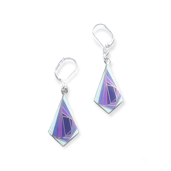 Vortex earrings art design